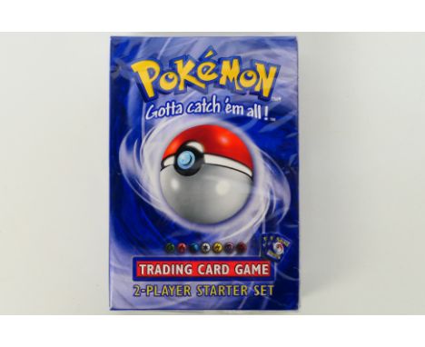 POKEMON - NINTENDO - Pokemon trading cards - 2-player Starter set with First Edition Holographic Machamp, reverse states copy