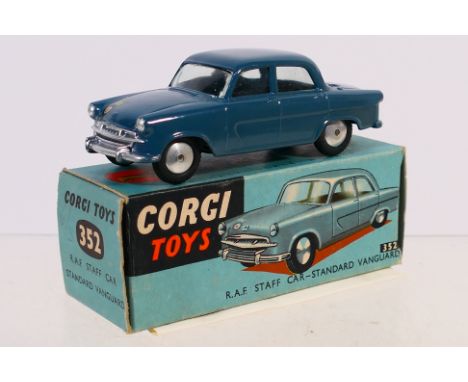 Corgi - A boxed Standard Vanguard Staff Car # 352. The model appears Near Mint with just a couple of minor rub marks from the
