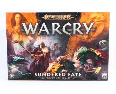 Warhammer - Games Workshop - Citadel - A boxed factory sealed Warhammer Age of Sigmar 'Warcry - Sundered Fate' set. The set i