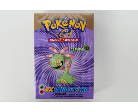 POKEMON - Pokemon trading cards - Ex Sandstorm Caravan theme deck. The set appears to be factory sealed in its unopened wrapp