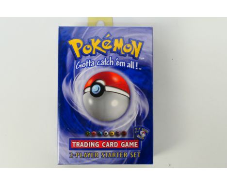 POKEMON - NINTENDO - Pokemon trading cards - 2-player Starter set with First Edition Holographic Machamp, reverse states copy