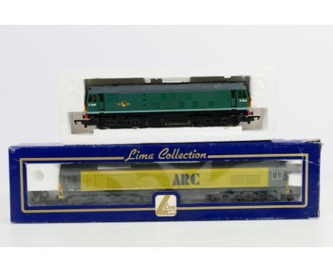Lima - Hornby - Two boxed / partially boxed OO gauge diesel locomotives. Lot consists of Lima L204851 Class 59 Op.No. 59101 '