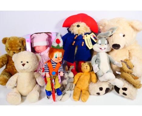 Rainbow designs - Russ - Other - A boxed modern 'My First Real Baby Doll' with a collection of mainly modern soft and plush t