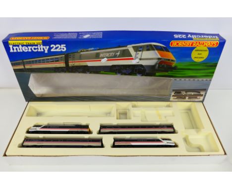 Hornby - An incomplete Hornby Intercity 225 electric train set. The set is missing track and its other accessories and contai