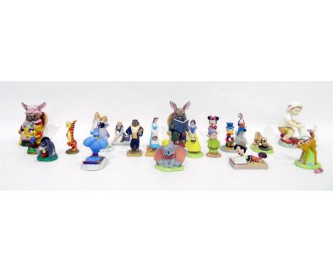 Royal Worcester figure 'Snowy' 3457, assorted Disney figures and other children's figurines (21)   