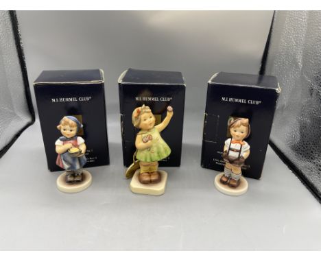 Three Boxed Goebel Germany Hummel Figures 