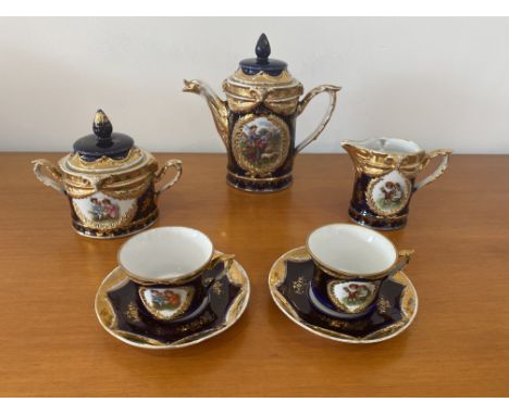 Porcelain Coffee Service for Two
Good Condition, No Damage

