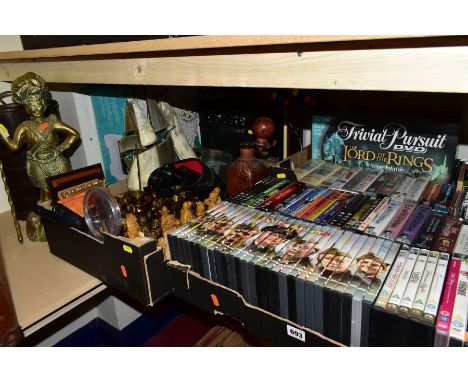 THREE BOXES AND LOOSE DVD'S, MISCELLANEOUS ITEMS, etc, to include Cd's, Dad's Army 27 set of DVD's and accompanying literatur