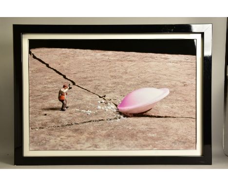MR KUU (BRITISH CONTEMPORARY) 'IS THERE LIFE ON MARS' a limited edition dye sublimitation print of a Flying saucer sweet 3/75