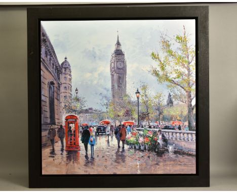 HENDERSON CISZ (BRAZIL 1960) 'MEMORIES OF LONDON' a limited edition print 40/195, a London cityscape, signed bottom right wit