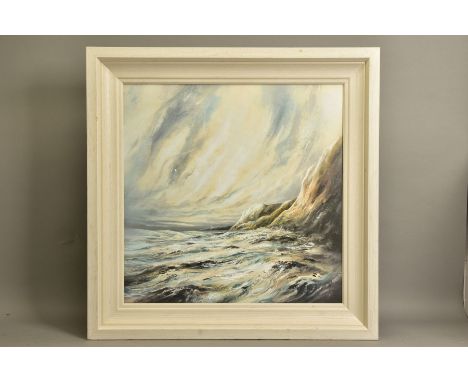 CHRIS AND STEVE ROCKS (BRITISH CONTEMPORARY) 'LIGHT FROM ABOVE II' a limited edition print 50/75 depicting a coastal landscap