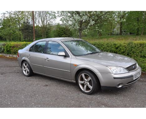 A 2003 FORD MONDEO ZETEC AUTO 5 DOOR HATCHBACK CAR in Silver, 1999cc petrol engine, automatic gearbox, one key, V5C present, 