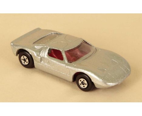 Matchbox Superfast 41a Ford GT40 FACTORY COLOUR TRIAL MODEL - metallic pearl silver body with high arches, (same colour as KP