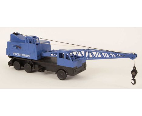 Unknown Maker Large Plastic Pickfords Mobile Crane Truck - This is a copy of the contemporary Dinky Toy 972 Lorry Mounted Col