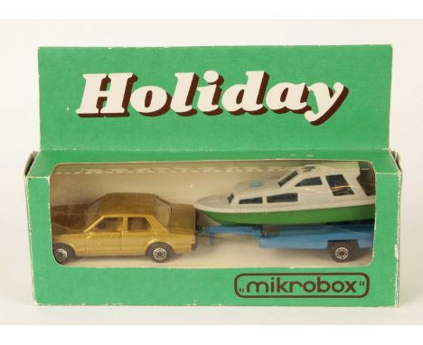 Matchbox Superfast MADE IN BULGARIA TWIN PACK GIFT SET - containing (1) 55d Ford Cortina - metallic yellow gold body with cas