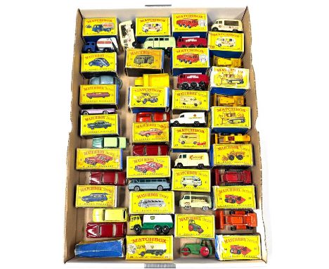 Matchbox Regular Wheels Group of Mid to Late 1960's Issue Models (some duplication) - including 21c Commer Milk Float with 24