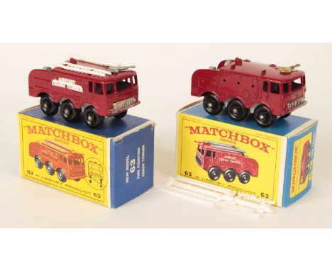 Matchbox Regular Wheels 2 x 63b Alvis Salamander Airport Crash Truck - (1) Stannard Code 1 - bare metal roof monitor (commonl
