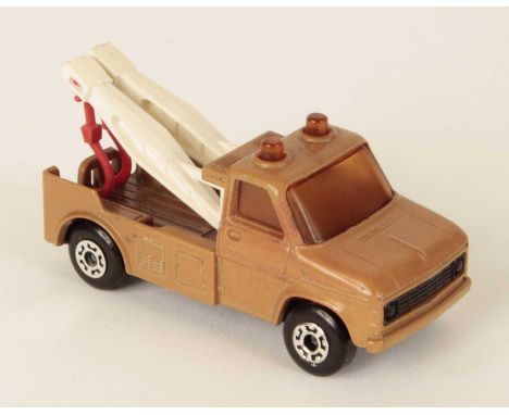 Matchbox Superfast 61b Ford A-Series Wreck Truck FACTORY PRE-PRODUCTION COLOUR TRIAL - metallic light brown body, dark amber 