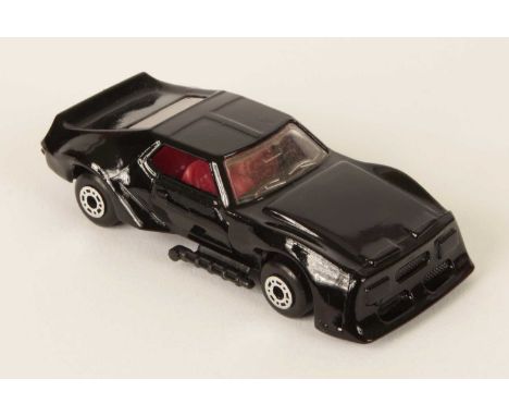 Matchbox Superfast 9d AMX Pro-Stocker MADE IN BULGARIA MODEL - gloss black body, clear windows, light red interior, black pla