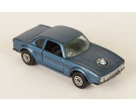 Matchbox Superfast 45b BMW 3.0 CSi MADE IN BULGARIA MODEL - Metallic dark blue body, windows have slight blue tint, black int