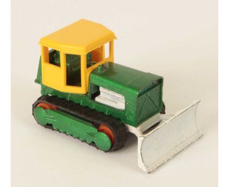 Matchbox Regular Wheels (Superfast Period) 16d Case Bulldozer FACTORY TWIN PACK PRE-PRODUCTIION COLOUR TRIAL - metallic emera