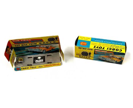 Corgi No.497 The Man from Uncle 1966 Thrush Buster, Inner pictorial stand is Good Plus (some light creasing) with waverly rin