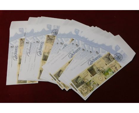 Great Britain FDCs 2004 (26 Feb) The Lord of the Rings Stampex, London NI, FDI and h/s on Stampex FDCs (10). Cat £75 total