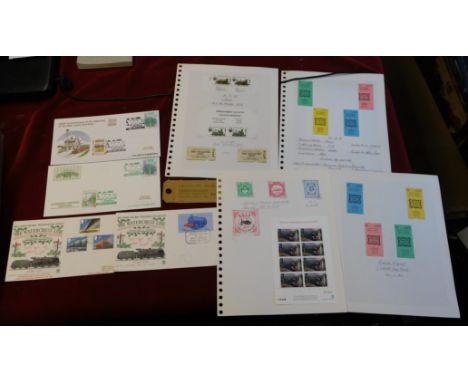Great Britain 1978-95 Heritage Railway group of 4x Mid-Hants railway souvenir covers, 8x North York Moors railway parcel post