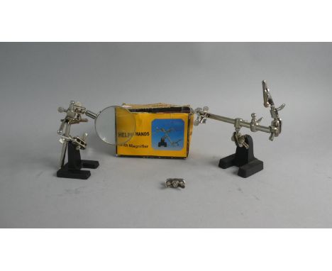 A Modeller's or Clock Makers Magnifying Stand, Helping Hands 