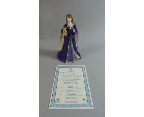 A Limited Edition Royal Worcester Figure, The Maiden of Dana, With Certificate 