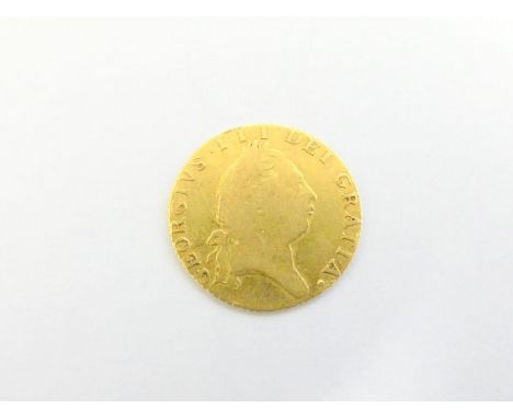George III 1791 Gold Spade Half Guinea (5th portrait) 4.1g. S.3735.