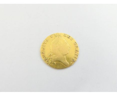 George III 1793 Gold Spade Half Guinea (5th portrait) 4.2g S.3735.