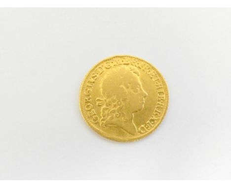 George I 1722 Gold Guinea (4th portrait) 8.2g S.3631