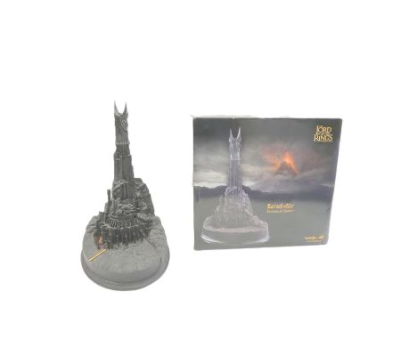 Lord of the Rings. Weta Collectibles 2012 limited edition Barad-dur Fortress of Sauron model with box. no 634 / 1000. Height 