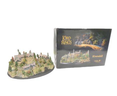 Lord of the Rings. Rivendell diorama by Weta Collectibles 2011. Boxed and with display stand. WETA code 1697. Height 18cm.