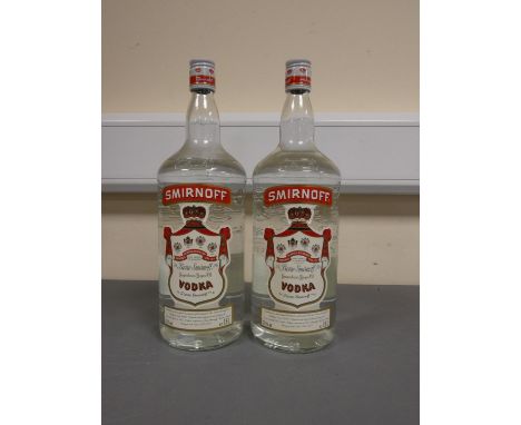 Two 1.5 Litre bottles of Smirnoff Vodka, 37.5% vol. (2)