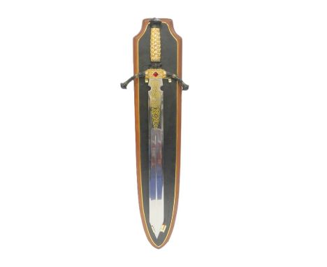 Lord of the Rings. Franklin Mint sword complete with wall mount stand.