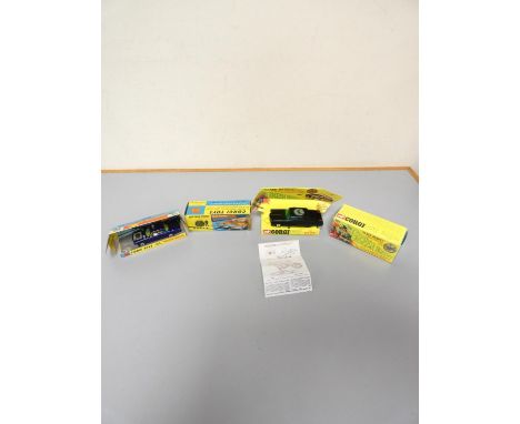 Corgi Toys. Two boxed die-cast vehicles to include Green Hornet's Black Beauty in aftermarket box no.268, and The Man From Un