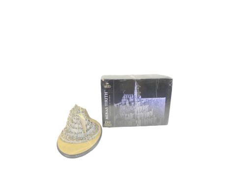 Lord of the Rings. Weta Collectibles Minas Tirith Great Citadel of Gondor 2015, designed by Leonard Ellis. Height 21cm.