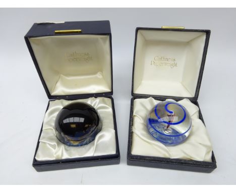Two Caithness Ltd.ed paperweights, Enigma 417/1000, Skyline 10/800, boxed (2) Condition Report Click here for further images,