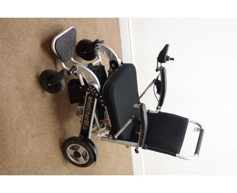 WHEELCHAIR88 PW-1000XL folding powered wheel chair, with charger and carry case (This item is PAT tested - 5 day warranty fro