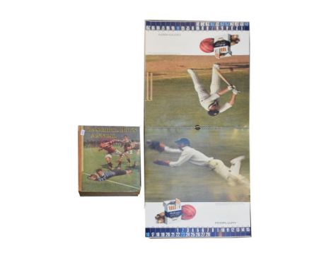 Sporting Memorabilia - Rothmans Cricket Calendar 1969, together with The School Boy's Annual with dedication inscription 1932