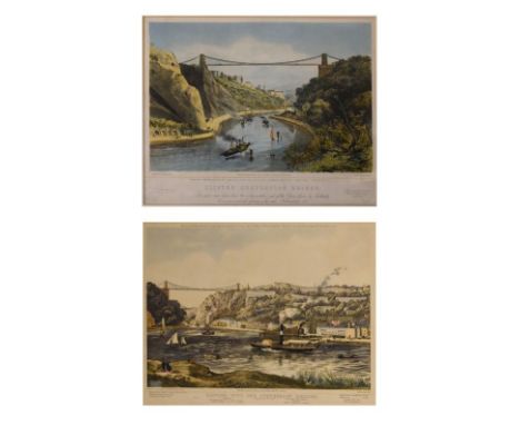 Local Interest - Two prints of the Clifton Suspension Bridge, the first a limited edition 8/600 reissued by the Alexander Gal