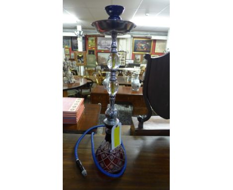 A shisha hookah pipe