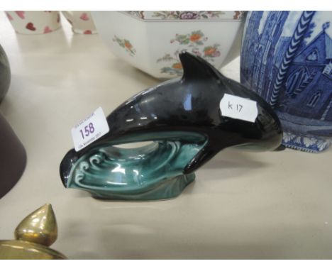 A ceramic dolphin by Poole