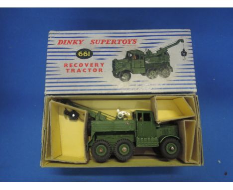 A Dinky Super Toys diecast, Recovery Tractor, boxed 661 