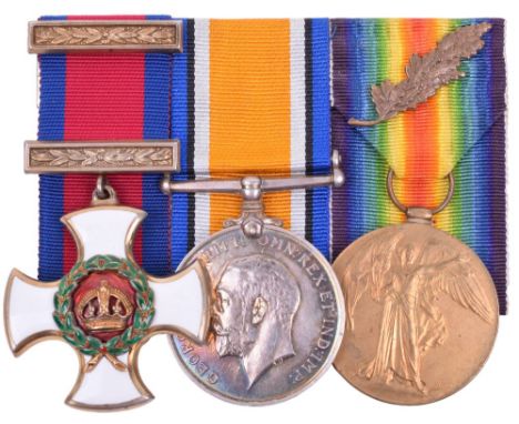 An Outstanding Great War, 1st Day of the Battle of Cambrai Gallantry Distinguished Service Order Group of Three Awarded to Se