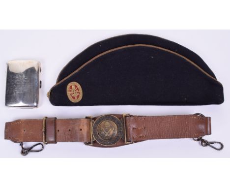 Grouping of Church Lads Brigade and Boy Scouts Interest, consisting of an early 1920’s period forage cap with gold wire cord 