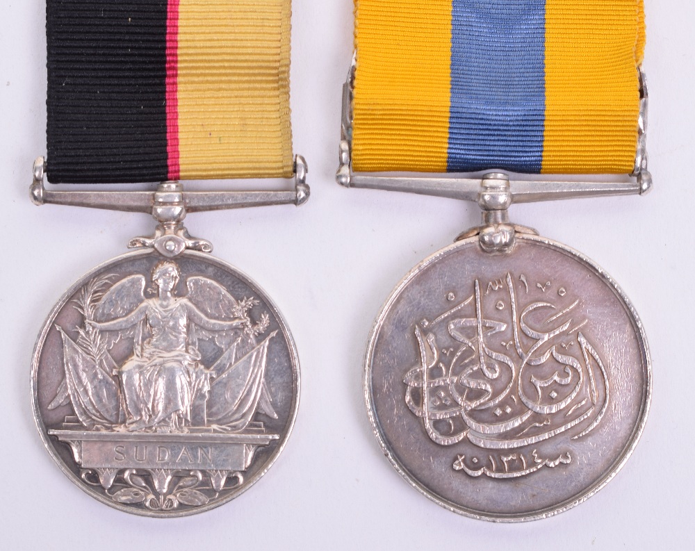 Grenadier Guards Queen’s Sudan Medal Pair, consisting of Queen’s Sudan ...