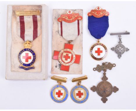 A Selection of Royal Red Cross Medals, Hallmarked Silver St John’s Ambulance Association medal named to “469594 HARRIET MAKIN